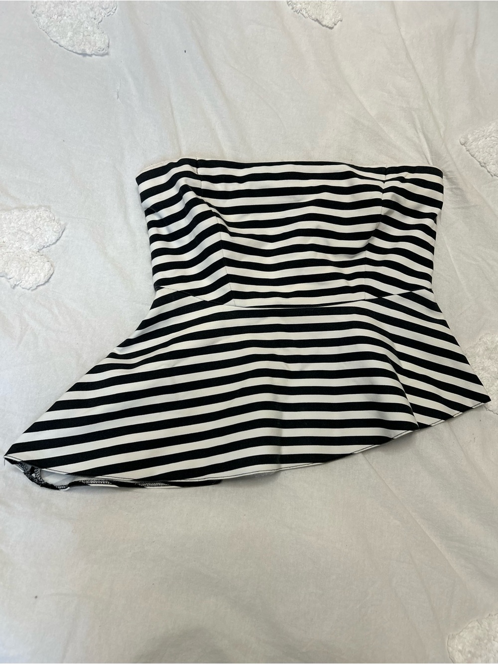 Zara strappless top